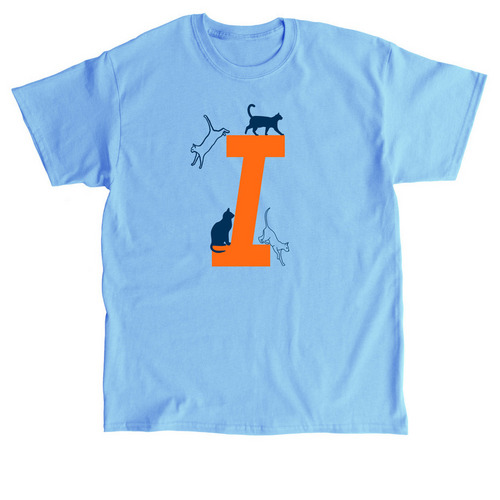 Cats in the College 2.0, a Carolina Blue Classic Unisex Tee