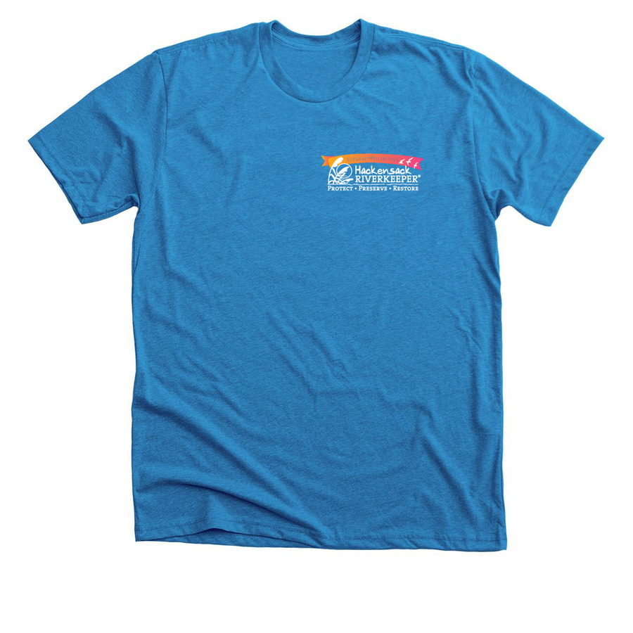 REP TEAM PADDLE!, a Neon Blue Premium Unisex Tee