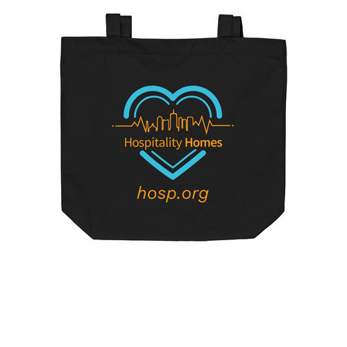 HH Tote Bag, a Black Organic Cotton Tote Bag