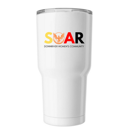 SOAR Tumbler, a White Insulated Tumbler