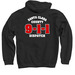 County Comm Branded Clothing - Sweatshirts&nbsp;, a Black Pullover Hoodie (back-view)