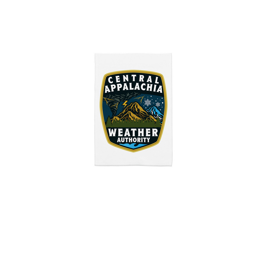 Storm Ready Appalachia, a White 12" x 18" Yard Flag