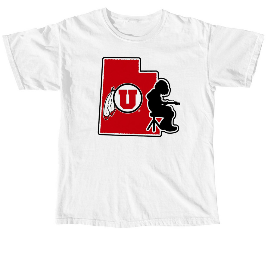 Salt Lake City Mikey Tee, a White Comfort Colors Unisex Tee