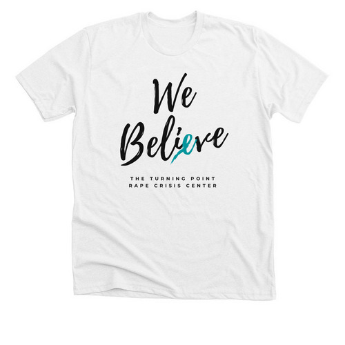 The Turning Point Rape Crisis Center, a Solid White Blend Premium Unisex Tee