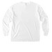 Classic Logo Pocket Tee, a White Comfort Colors Long Sleeve Pocket Tee (back-view)