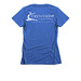 Crescendo In Motion, a Royal Women's Slim Fit Tee (back-view)