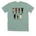 Adult 2025 Session 3 & 4 Herd Apparel, a Heather Dusty Blue Premium Unisex Tee
