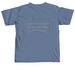 Cultivating Place Large Logo Apparel, a Blue Jean Comfort Colors Unisex Tee (back-view)