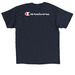 Carnivore Champion (2-sided print), a Navy Classic Unisex Tee (back-view)