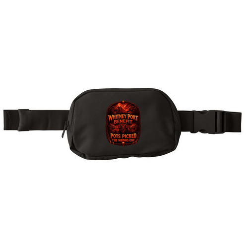 Hip Bag, a Deep Black Matte Hip Pack