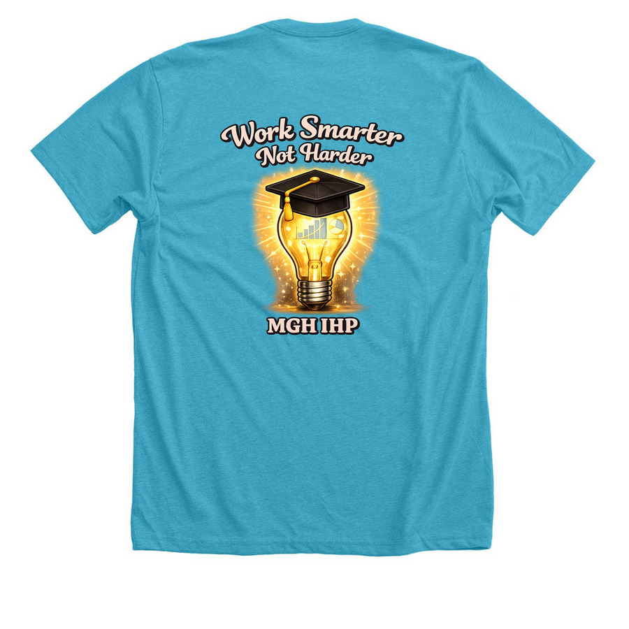 SLPD 2026 Cohort Shirt, a Heather Aqua Premium Unisex Tee (back-view)
