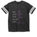Shakespearean Yogis, a Vintage Smoke / White Football Jersey Tee