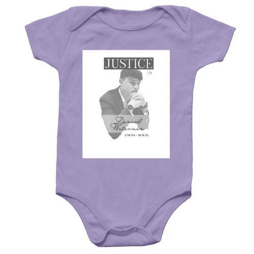 Be Daniel?s Voice, a Lavender Infant Onesie