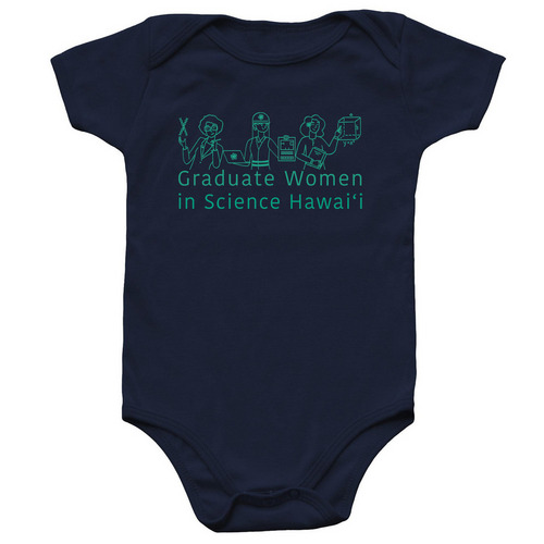 GWISH Onesie, a Navy Infant Onesie
