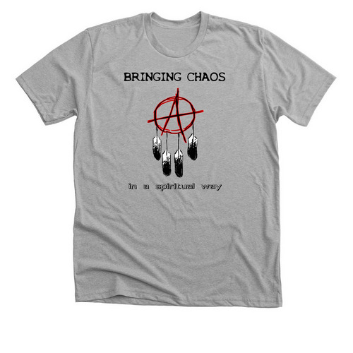 Spiritual Chaos, a Athletic Heather Premium Unisex Tee