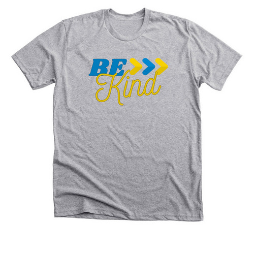 Be Kind, a Athletic Heather Premium Unisex Tee