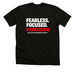 FEARLESS, a Solid Black Blend Premium Unisex Tee