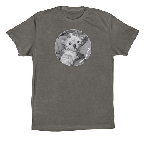 Tiny Woof Wilbur, a Storm Premium Cotton Tee