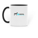 Galaxy Mug, a Black Two-Tone Ceramic Mug (back-view)