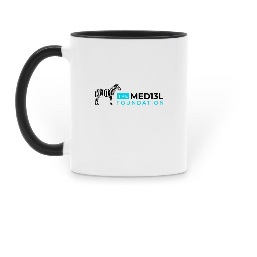 Galaxy Mug, a Black Two-Tone Ceramic Mug (back-view)