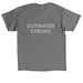Outwater Strong, a Charcoal Classic Unisex Tee (back-view)