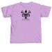 I'm Making GOOD Trouble, a Neon Violet Comfort Colors Unisex Tee (back-view)