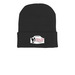 PPJ Logo Knit Hat, a Black Printed Cuffed Beanie