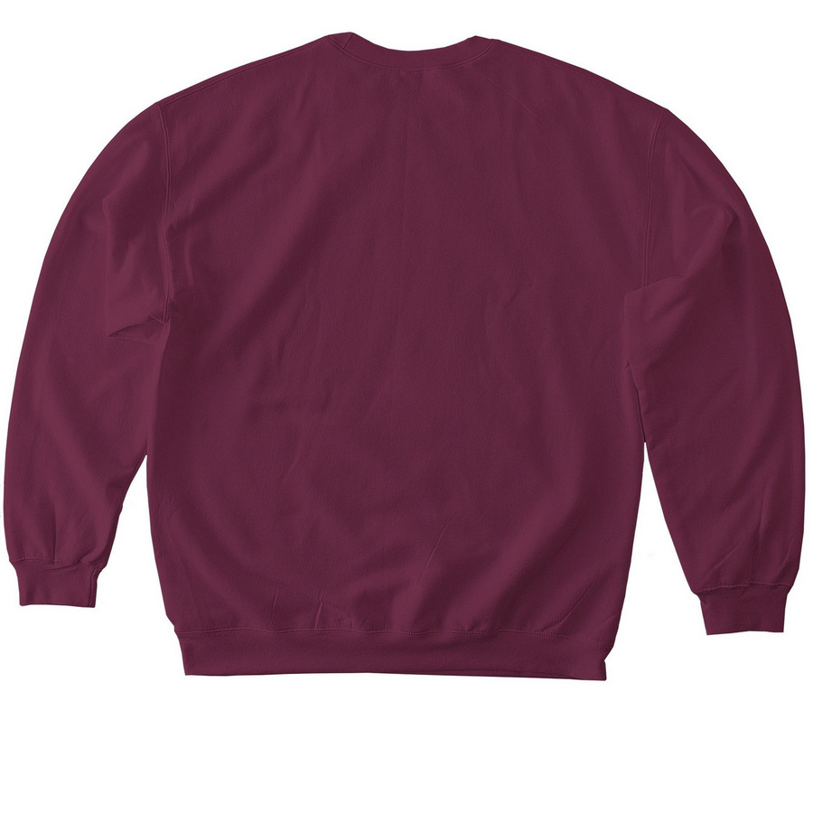 brothers love me!, a Maroon Softstyle Crewneck Sweatshirt (back-view)