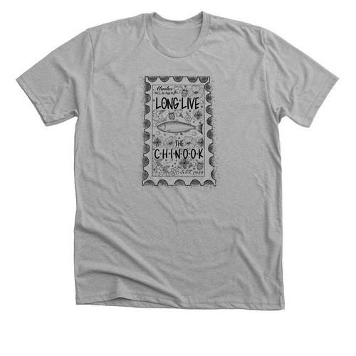 Long Live The Chinook, a Athletic Heather Premium Unisex Tee