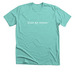 Kiss my what?, a Heather Sea Green Premium Unisex Tee