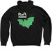 LBB Hoodies, a Black Zip Up Hoodie (back-view)