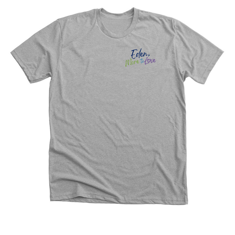 DS ACT Step Up For Down Syndrome, a Athletic Heather Premium Unisex Tee