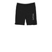 While its Hot II, a Black Midweight Fleece Shorts