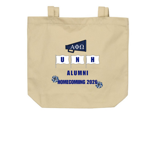 APO Alumni - Homecoming 26' - tote bag, a Oyster Organic Cotton Tote Bag
