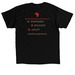 Love Changes Lives: Uganda Mission Fundraiser, a Black Classic Unisex Tee (back-view)