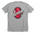 "Beer Run", a Athletic Heather Premium Unisex Tee (back-view)