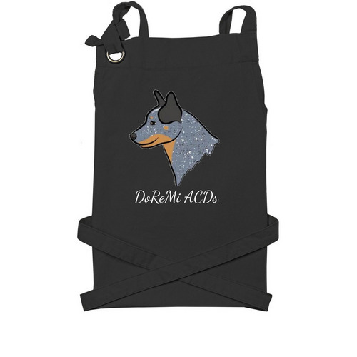 Aprons, a Black Cotton Canvas Pocket Apron