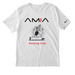 AMIA Running Club, a White Nike Dri-FIT Jersey Blend Performance Tee