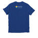 For Cod and Country Save the Ocean, a Andromeda Blue Allmade Organic Cotton Unisex Tee (back-view)