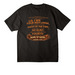 THE 4TH MAN, a Black Unisex Heavyweight Tee (back-view)