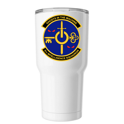 Ghosts Tumbler, a White Insulated Tumbler