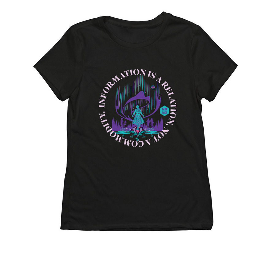 Information Is A Relation, Not A Commodity., a Deep Black Allmade Eco Triblend Women?s Tee