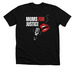 NEW Moms For Justice Large Logo, a Solid Black Blend Premium Unisex Tee