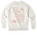 Emunah BBG Crew, a White Sand Allmade Organic CVC Crewneck Sweatshirt (back-view)
