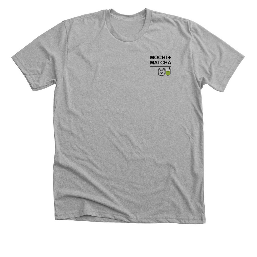Mochi + Matcha, a Athletic Heather Premium Unisex Tee