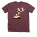 Book Dragons, a Heather Maroon Premium Unisex Tee