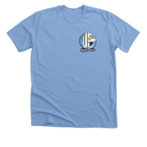 World Cup - Argentina, a Heather Carolina Blue Premium Unisex Tee