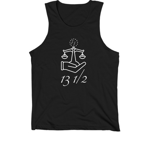 13 1/2, a Black Premium Cotton Tank