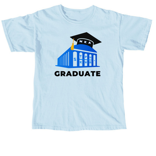 MKA Graduate, a Chambray Comfort Colors Unisex Tee