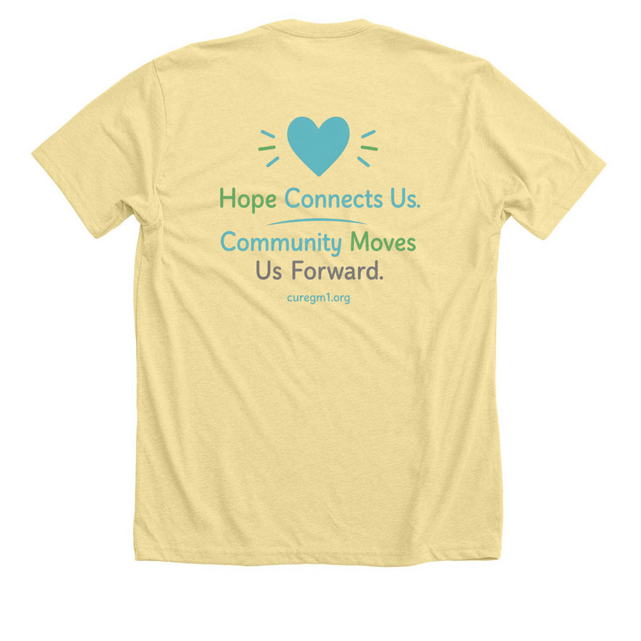 International GM1 Community Conference 2026, a Heather French Vanilla Premium Unisex Tee (back-view)